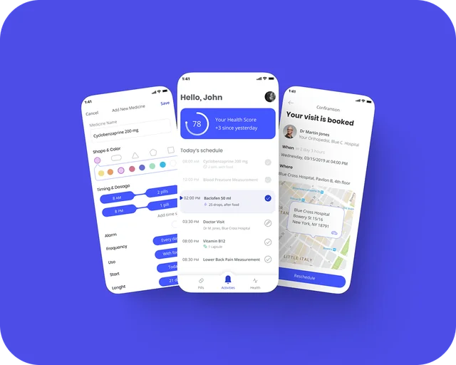 App onboarding screen design